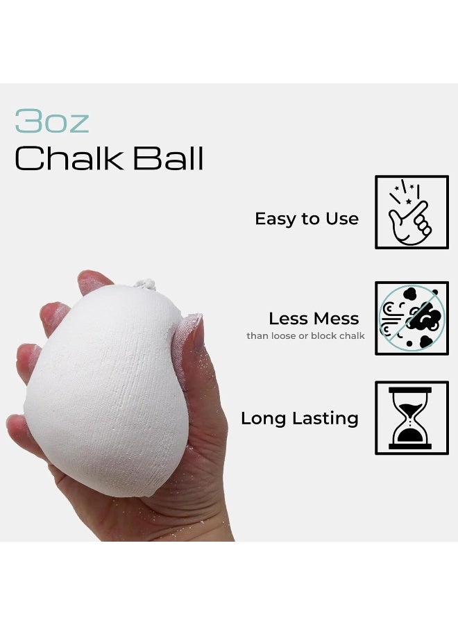 Z-Athletic Z Athletic 3oz Gym Chalk Ball for Rock Climbing, Gymnastics, and Weightlifting - Image 3