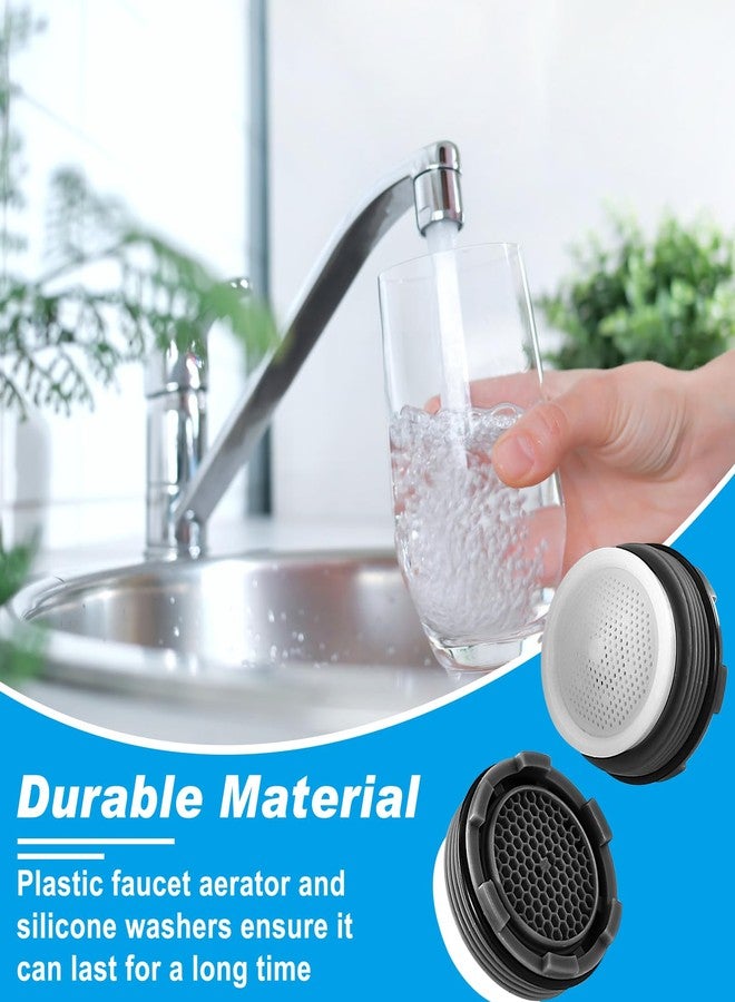 Draupnir 28 pcs Faucet Cache Aerators with 5 Pcs Faucet Aerator Key Cache Aerators Replacement Inserts for Sink M16.5 18.5 21.5 24 mm for Bathroom or Kitchen - Image 5