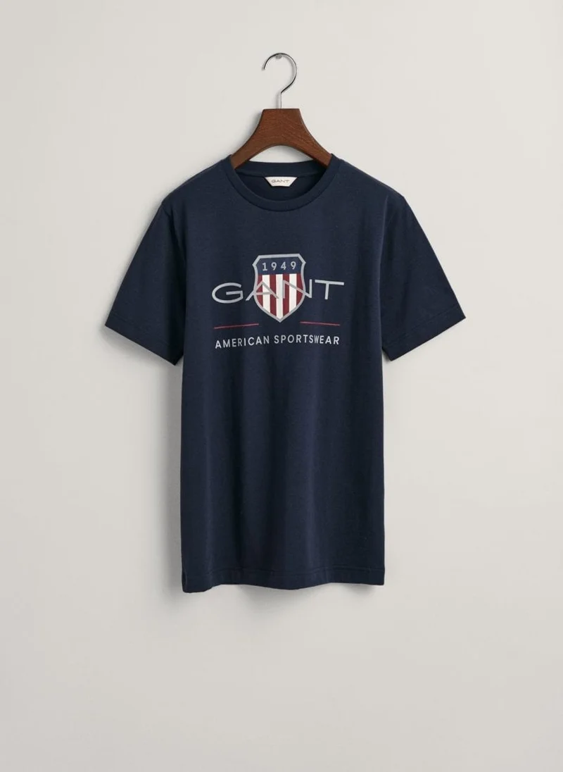 غانت Teens Archive Shield T-Shirt