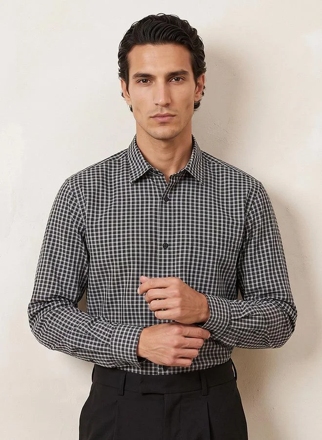 Iconic Iconic Checked Cotton Shirt
