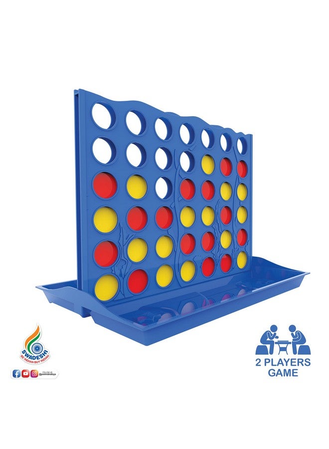 راتاناز لعبة Ratna's Original Plot 4 Big Board Game العائلية، لعبة استراتيجية للاعبين من عمر 5 سنوات فما فوق - Image 3