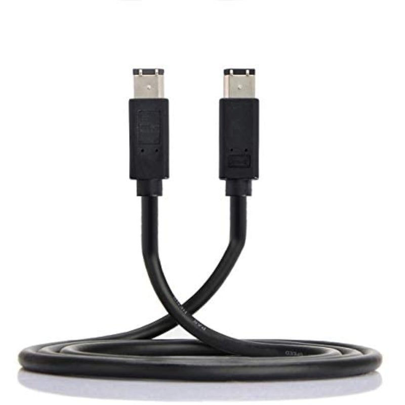 cablecc 1394a 6 Pin to 6Pin FireWire 400 to FireWire 400 6-6 ilink Cable IEEE 1394 1.8m - Image 1
