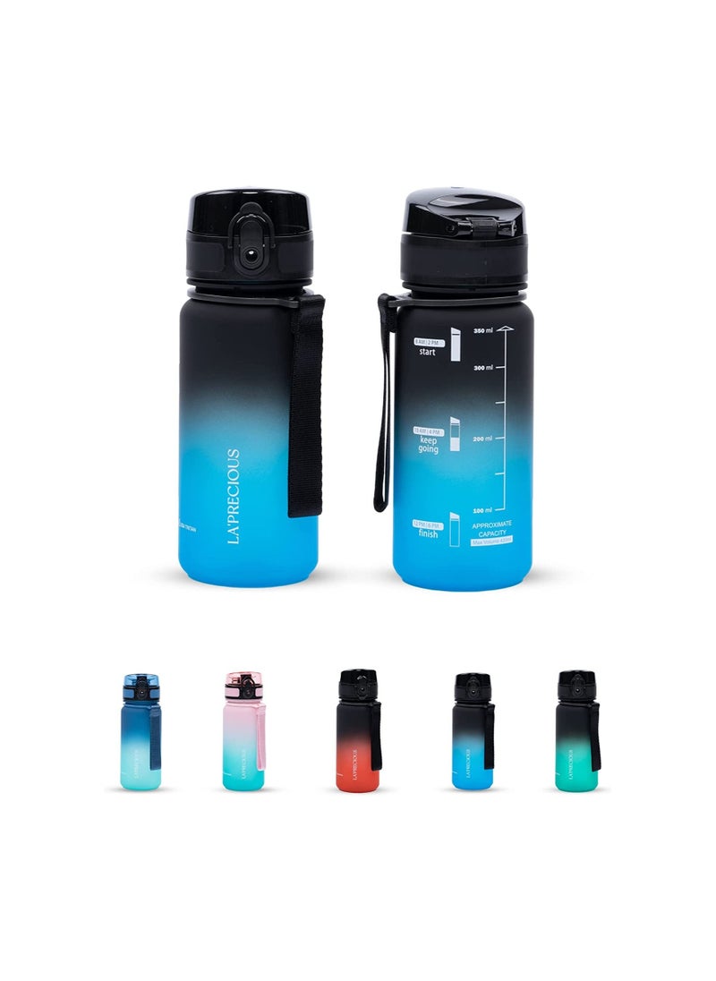 LA' PRECIOUS - LA' PRECIOUS 350ml Kids Water Bottle - USA Tritan Material Non-Toxic BPA Free - Fast Flow - Flip Top Leak Proof Lid and One Click Open - Image 1