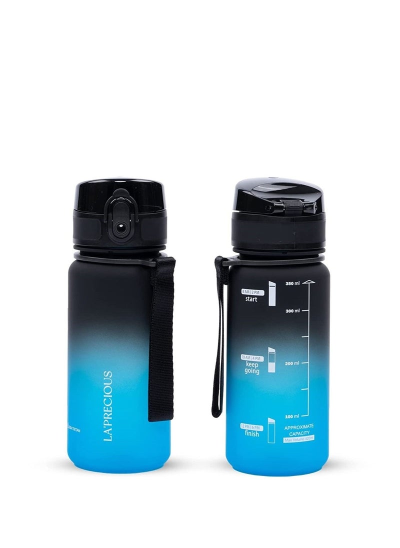 LA' PRECIOUS - LA' PRECIOUS 350ml Kids Water Bottle - USA Tritan Material Non-Toxic BPA Free - Fast Flow - Flip Top Leak Proof Lid and One Click Open - Image 1