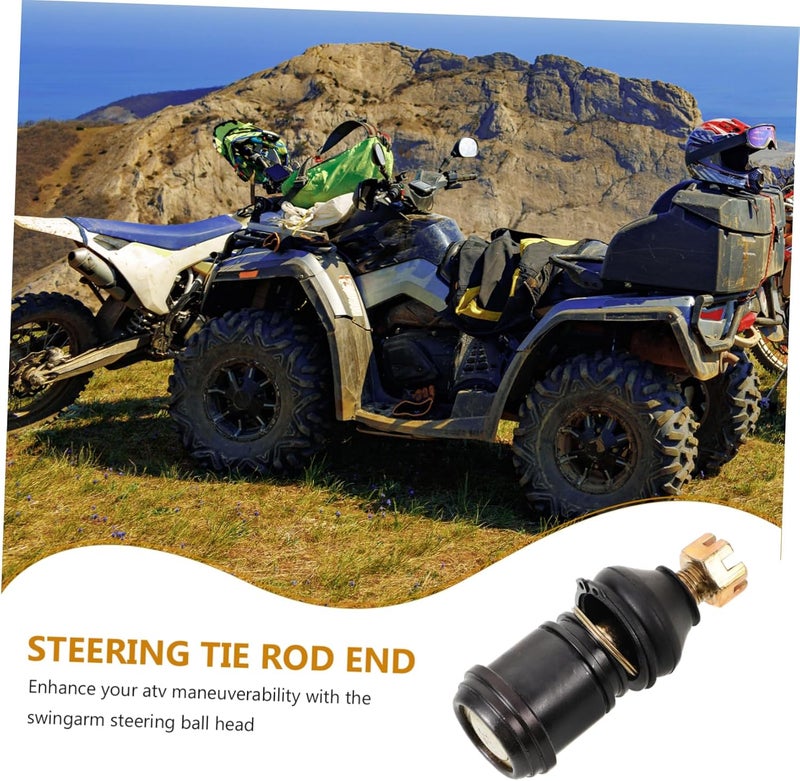ABOOFAN ATV Go Kart Swingarm Ball Head 12mm Steering Tie Rod End Sturdy Metal Ball Joint for ATV and Quad Vehicles Essential Suspension Component - Image 3