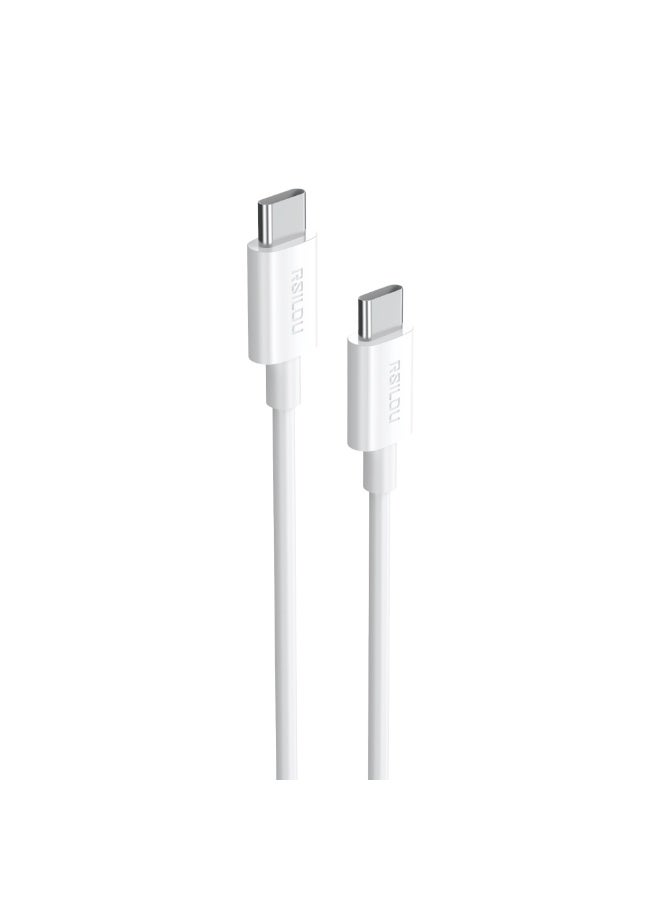 RSILOU R2022 – Type-C to Type-C Fast Charging Data Cable (200cm) – Durable, High-Speed USB-C Cable for Smartphones, Tablets & Laptops - Image 2