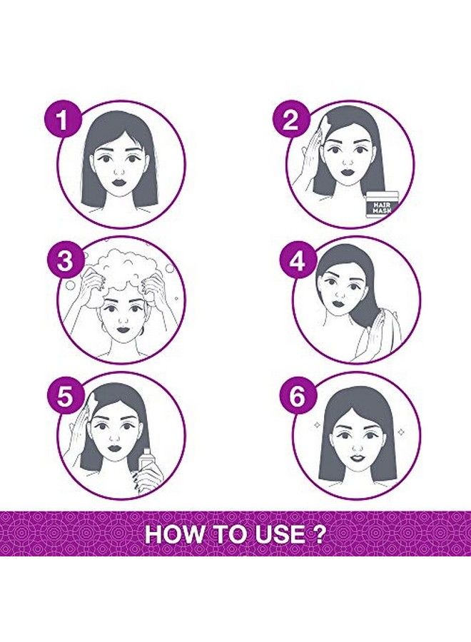 Omved قناع شعر ه hibiscus brahmi مسحوق حزمة شعر الأعشاب الأيورفيدا مع 14 عشب طبيعي لعلاج قشرة الرأس والحكة في فروة الرأس 100 غ - Image 5