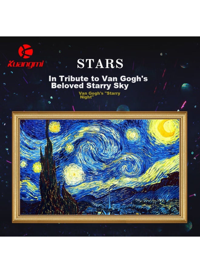 Kuangmi Van Gogh Starry Sky Soccer Ball Size 5, Standard Birthday Gift For Middle School Students, Professional Adult Compeion Ball - Image 5