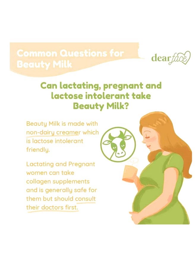 Dear Face Beauty Milk Japanese Collagen MELON Drink - 50,000mg Hydrolyzed Collagen, 6.3 Ounce (Pack of 1) - Image 2