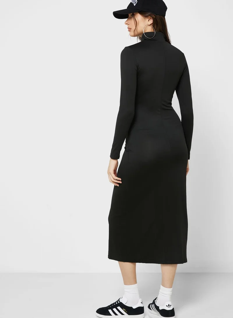 Ginger Urban Minx Bodycon Side Slit Dress