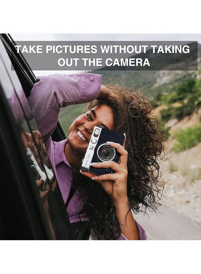 Arabest Case for Fuji Mini EVO,Camera Case Compatible for Fuji Mini EVO Camera with Adjustable Shoulder Strap in Black Lychee Texture Horizontal Style - Image 4