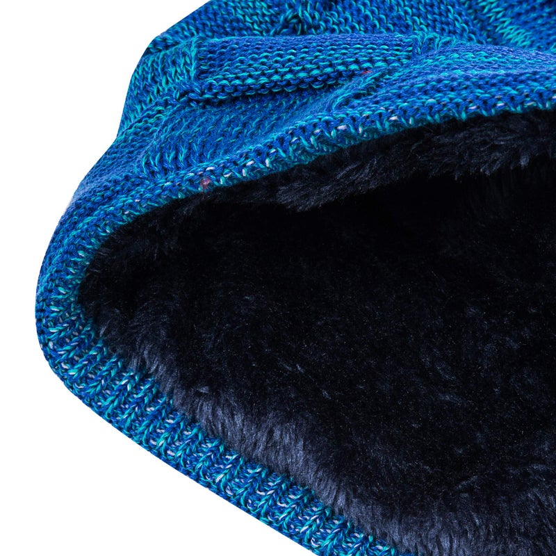 REDESS Beanie Hat for Men and Women Winter Warm Hats Knit Slouchy Thick Skull Cap, Dark Blue - Image 3
