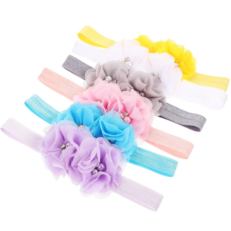 6Pcs Soft Cloth Hair Headbands For Kids Non Irritating In Multiple Colors - Image 2