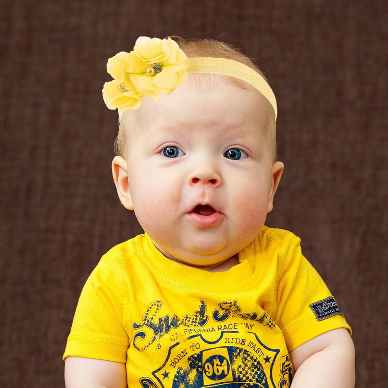 6Pcs Soft Cloth Hair Headbands For Kids Non Irritating In Multiple Colors - Image 5