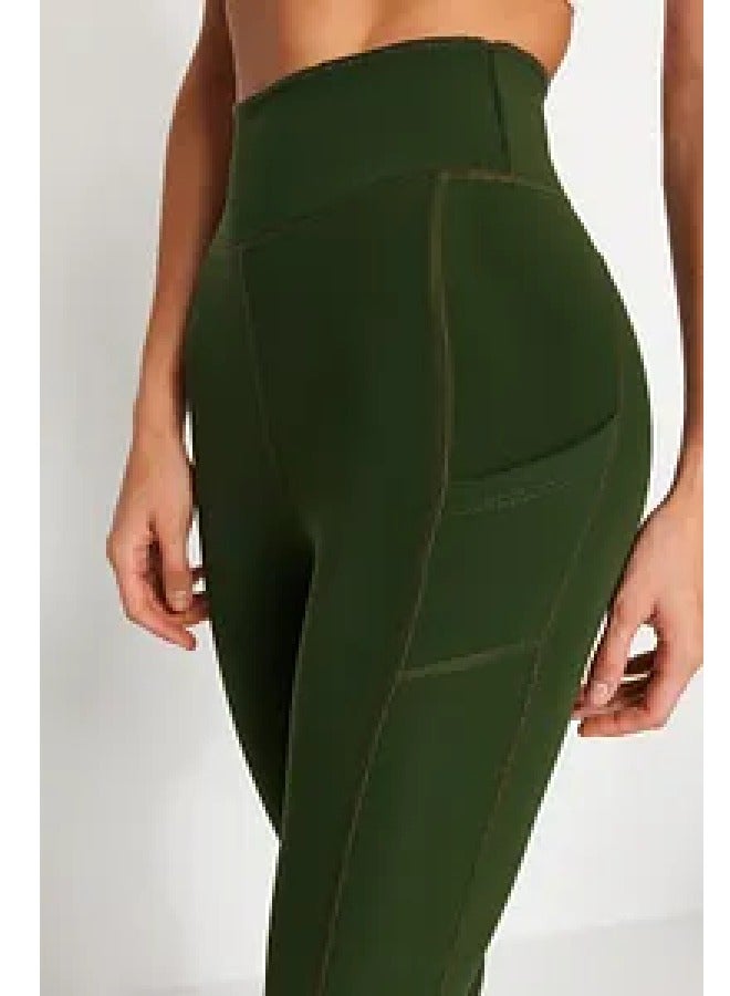 trendyol Full Length Knit Sports Tights with Extra Tummy Tuck THMAW24TY00026 