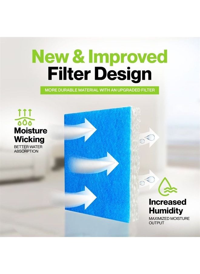 Durabasics - Filter Replacements for Honeywell Filter T - 4 Pack - For HEV615 & HEV620 - Compatible with HFT600 Honeywell Humidifier Filter, HFT600, Filter HFT600 & Honeywell Humidifier Filter T - Image 1