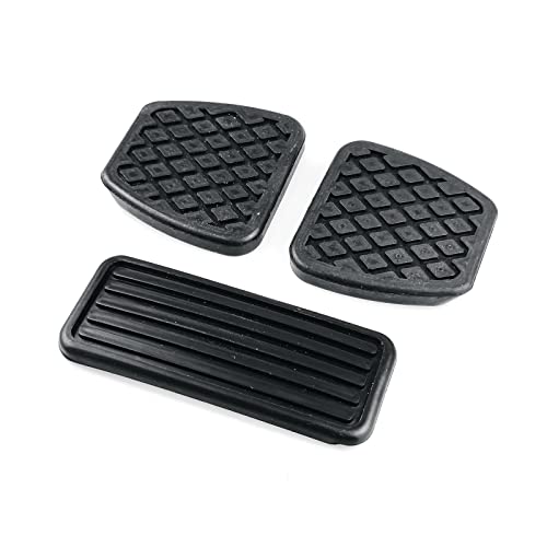 Whautole Pedal Pad Covers kits,Compatible with 1990-2000 Honda Civic,Covers for Brake/Clutch Pedals and Cover for Throttle Pedal. - Image 1