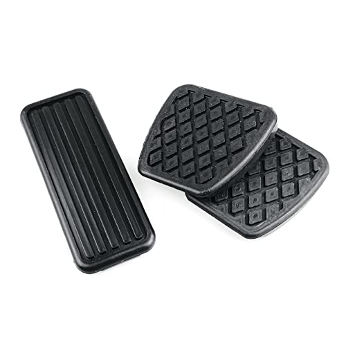 Whautole Pedal Pad Covers kits,Compatible with 1990-2000 Honda Civic,Covers for Brake/Clutch Pedals and Cover for Throttle Pedal. - Image 2