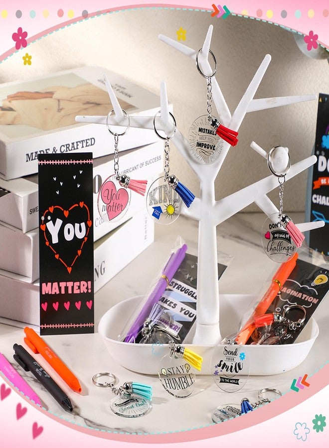 Spakon 20 Sets Employee Appreciation Gifts Motivational Pens Inspirational Dream Big Keychains with Inspirational Bookmarks Positive Gift Thank You Gifts for Social Worker Coworker Volunteer Teacher Student - Image 5