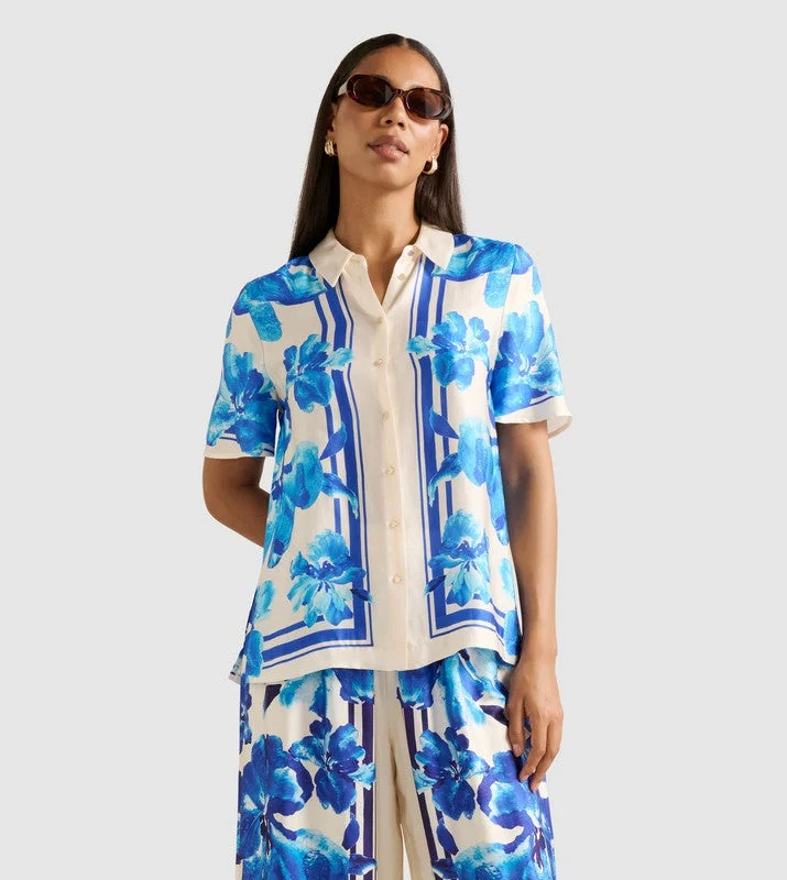 forever new MABEL Printed Short Sleeves Shirt