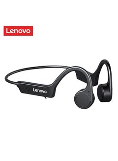 Lenovo X4 Bone Conduction Headphones Wireless Bluetooth 5.0 Earphone Outdoor Sports Headset Waterproof Hands-free with Microphone Black
