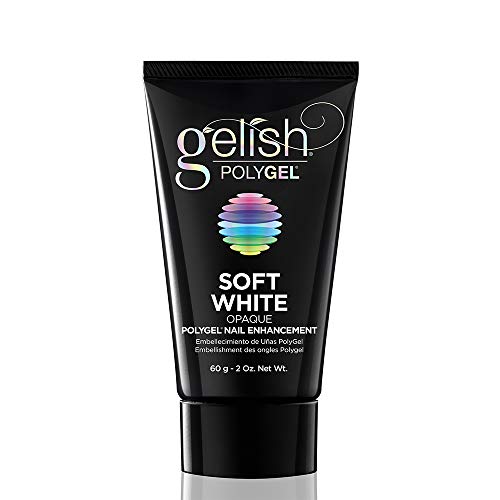 Gelish Pro PolyGel Soft White Opaque Hybrid Nail Enhancement 2 oz - Image 1