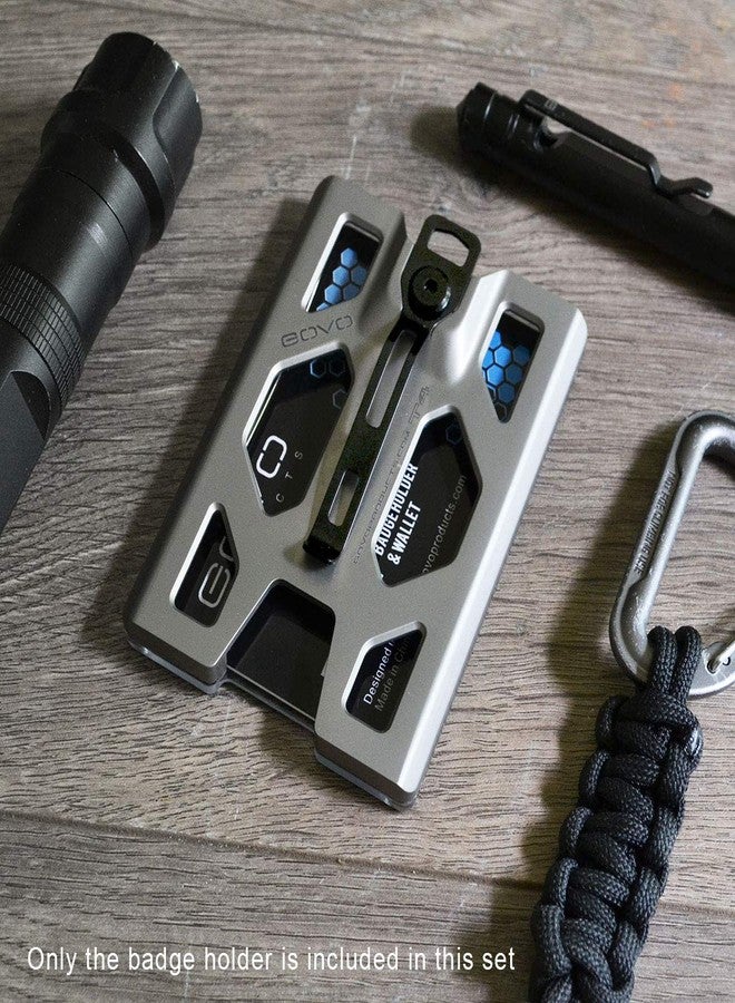 GOVO T4 Badge Holder/Wallet - Metal Version (Titanium) - Image 4