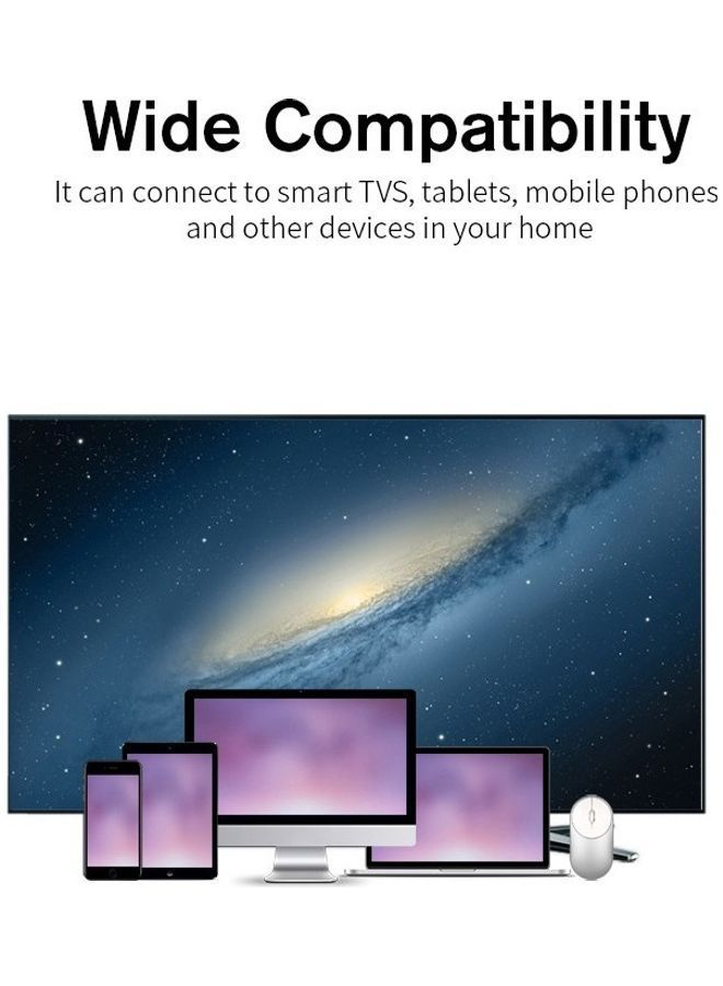 NIBEMINENT 2.4G Wireless Portable Slim Mouse Silver  - Image 4