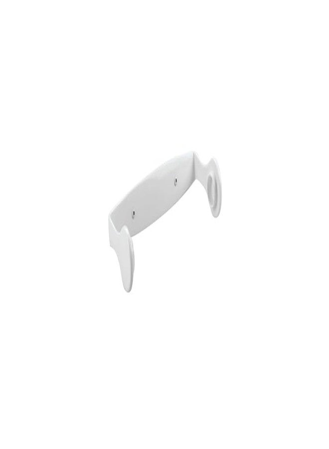 InterDesign iDesign Clarity BPA-Free Plastic Wall Mount Paper Towel Holder - 11.25" x 2.25" x 4.75", White - Image 1