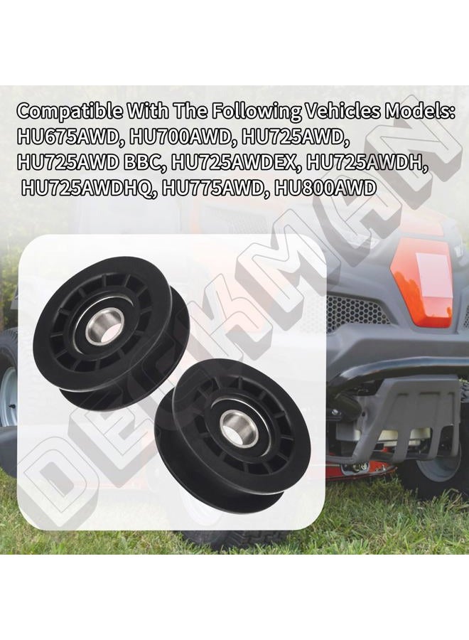 DECKMAN 587969201 5879692-01 5879692 Idler Pulley Compatible with Husqvarna Poulan PR725Y22RP PR675AWD HU700H HU775BBC LC221RH L321AH L221AK2 J675AWD - Image 4