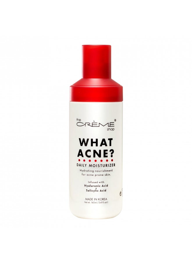 The Crème Shop | Korean Skincare WHAT ACNE? Daily Moisturizer Hydrating Nourishment for acne prone skin