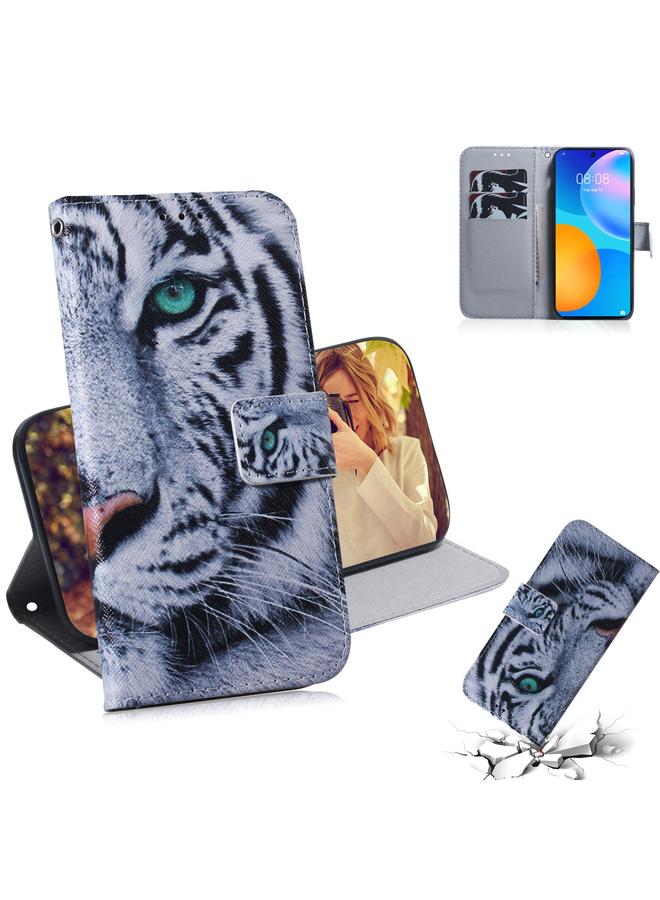 S-TOP Case For Huawei P Smart 2021 / Y7a Coloured Drawing Horizontal Flip Leather Case, with Holder & Card Slots & Wallet - Image 1