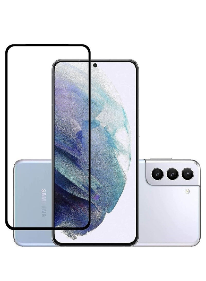 HuHa Screen Protector for Samsung Galaxy S21 FE 5G, Ultra slim HD 2.5D Pro-Fit Premium Tempered Glass Screen Protector -Transparent  - Image 1