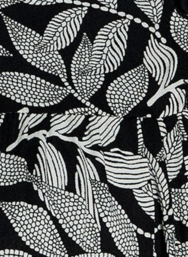 سبلاش فيڤ Night Gown Short Sleeves Printed Viscose