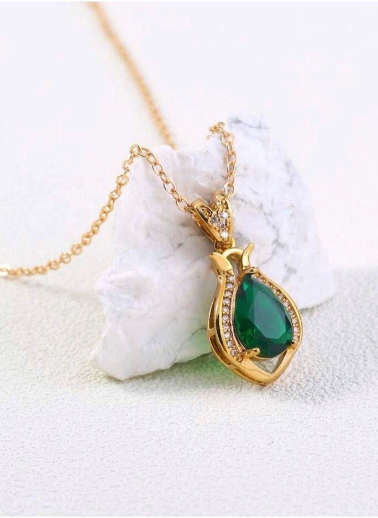 sixtyfour Trendy Gold Plated Necklace For Women  - Image 1