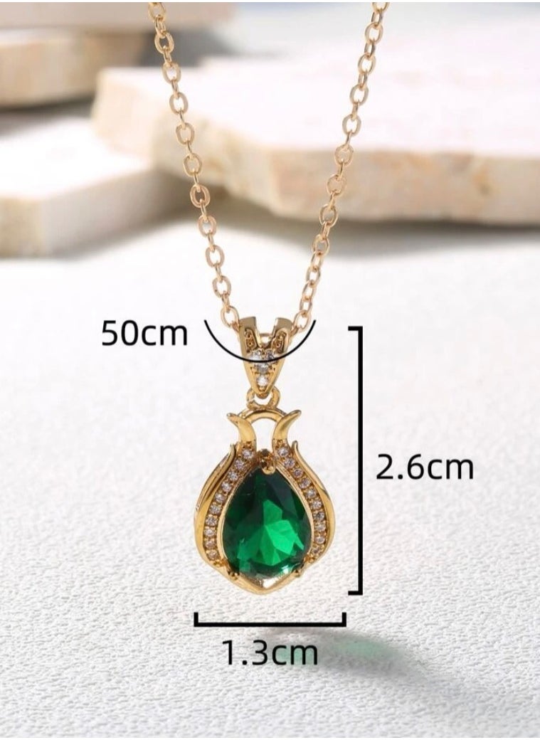 sixtyfour Trendy Gold Plated Necklace For Women  - Image 4