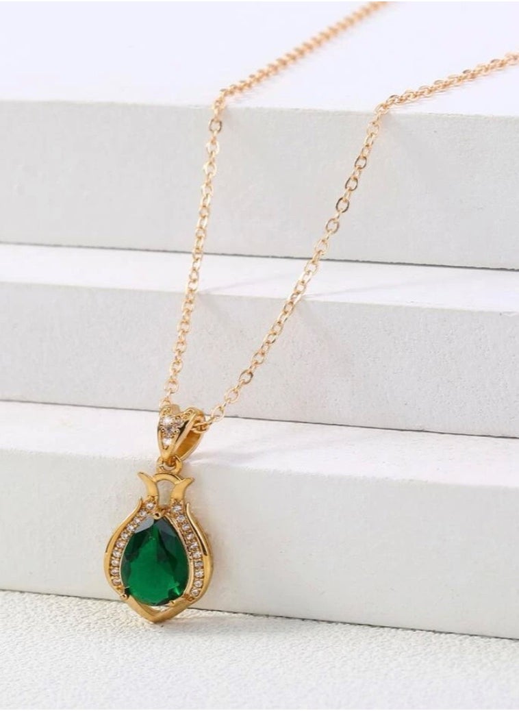 sixtyfour Trendy Gold Plated Necklace For Women  - Image 2