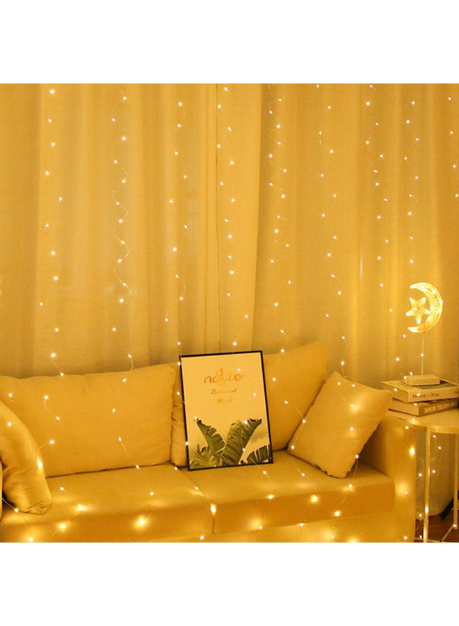 NIBEMINENT 300Led USB Remote Control Copper Wire Lamp Maid's Heart Room Curtain Decoration Low Voltage Light String Warm White multicolour 14*2*9centimeter - Image 2