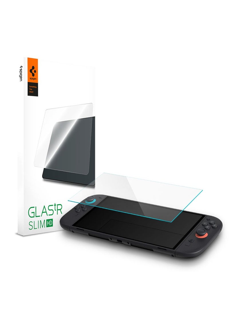 Spigen GLAStR Slim HD Nintendo Switch 2 Screen Protector (2025) Premium Tempered Glass - [2 Pack]  - Image 1