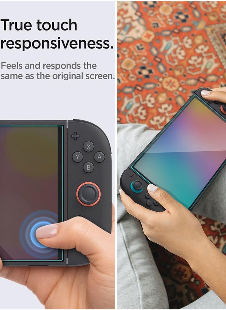 Spigen GLAStR Slim HD Nintendo Switch 2 Screen Protector (2025) Premium Tempered Glass - [2 Pack]  - Image 4