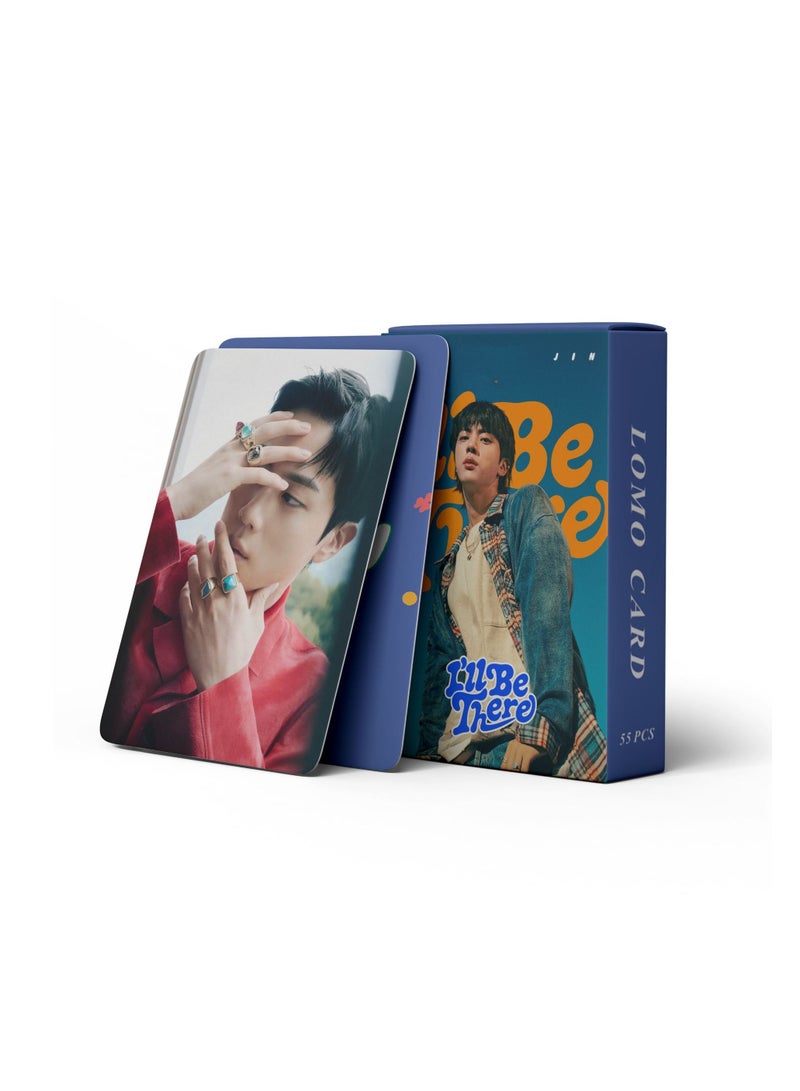 NIBEMINENT 55 Pcs Kpop BTS - JIN HAPPY Lomo Cards Card For Fans Collection Gifts - Image 1