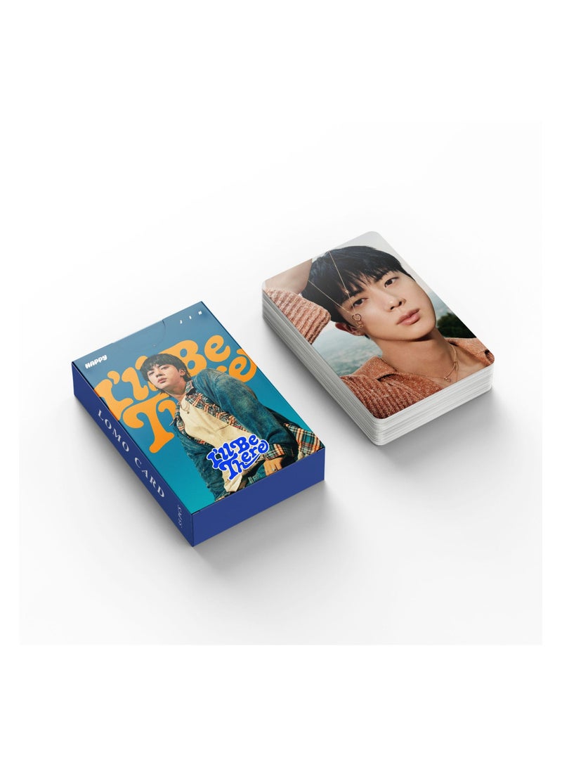 NIBEMINENT 55 Pcs Kpop BTS - JIN HAPPY Lomo Cards Card For Fans Collection Gifts - Image 3