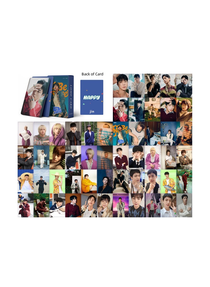 NIBEMINENT 55 Pcs Kpop BTS - JIN HAPPY Lomo Cards Card For Fans Collection Gifts - Image 2