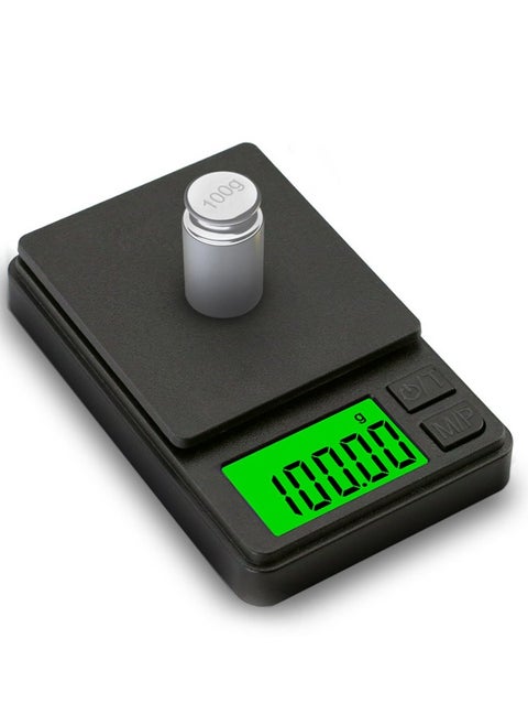 Electronic Weighing Coffee Scale Black