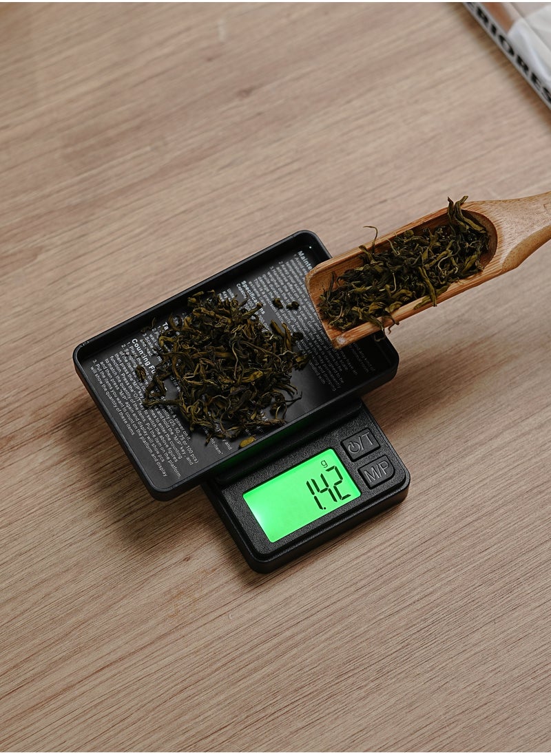 Electronic Weighing Coffee Scale Black
