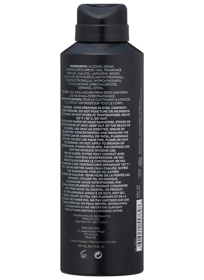 Kenneth Cole Black Body Spray Cologne for Men, 6.0 Fl. Oz. (Pack of 1)  - Image 2