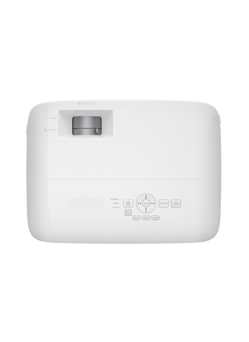 Generic - Projector with Digital Light Processing (DLP) technology, 4000 lumens, 20000:1 contrast ratio, dual HDMI ports, high contrast 20000:1, VGA, automatic keystone correction, Smart Eco technology. - Image 1