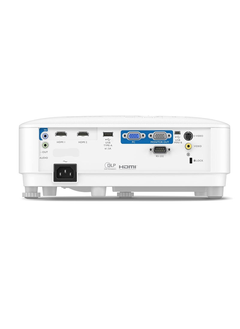 Generic - Projector with Digital Light Processing (DLP) technology, 4000 lumens, 20000:1 contrast ratio, dual HDMI ports, high contrast 20000:1, VGA, automatic keystone correction, Smart Eco technology. - Image 1