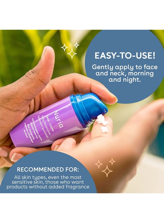 Nuria Calm Daily Moisturizer For Face Fragrancefree Face Moisturizer For Sensitive Skin With Cotton Grass Shea Butter And Cocoa Butter 30Ml/1 Fl Oz - Image 5