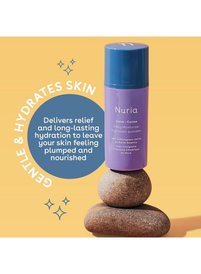 Nuria Calm Daily Moisturizer For Face Fragrancefree Face Moisturizer For Sensitive Skin With Cotton Grass Shea Butter And Cocoa Butter 30Ml/1 Fl Oz - Image 2